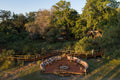 Camp Moremi Aerial View at Camp Moremi, Moremi Game Reserve, Botswana.