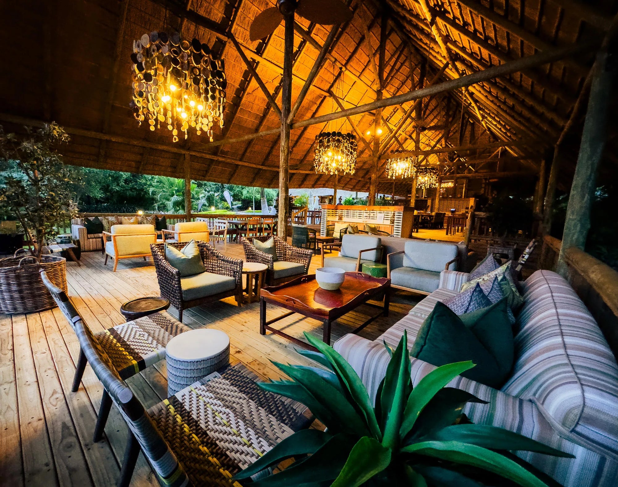 Explorers Village Communal Areas at Shearwater Explorers Village, Victoria Falls (Zimbabwe), Zimbabwe.