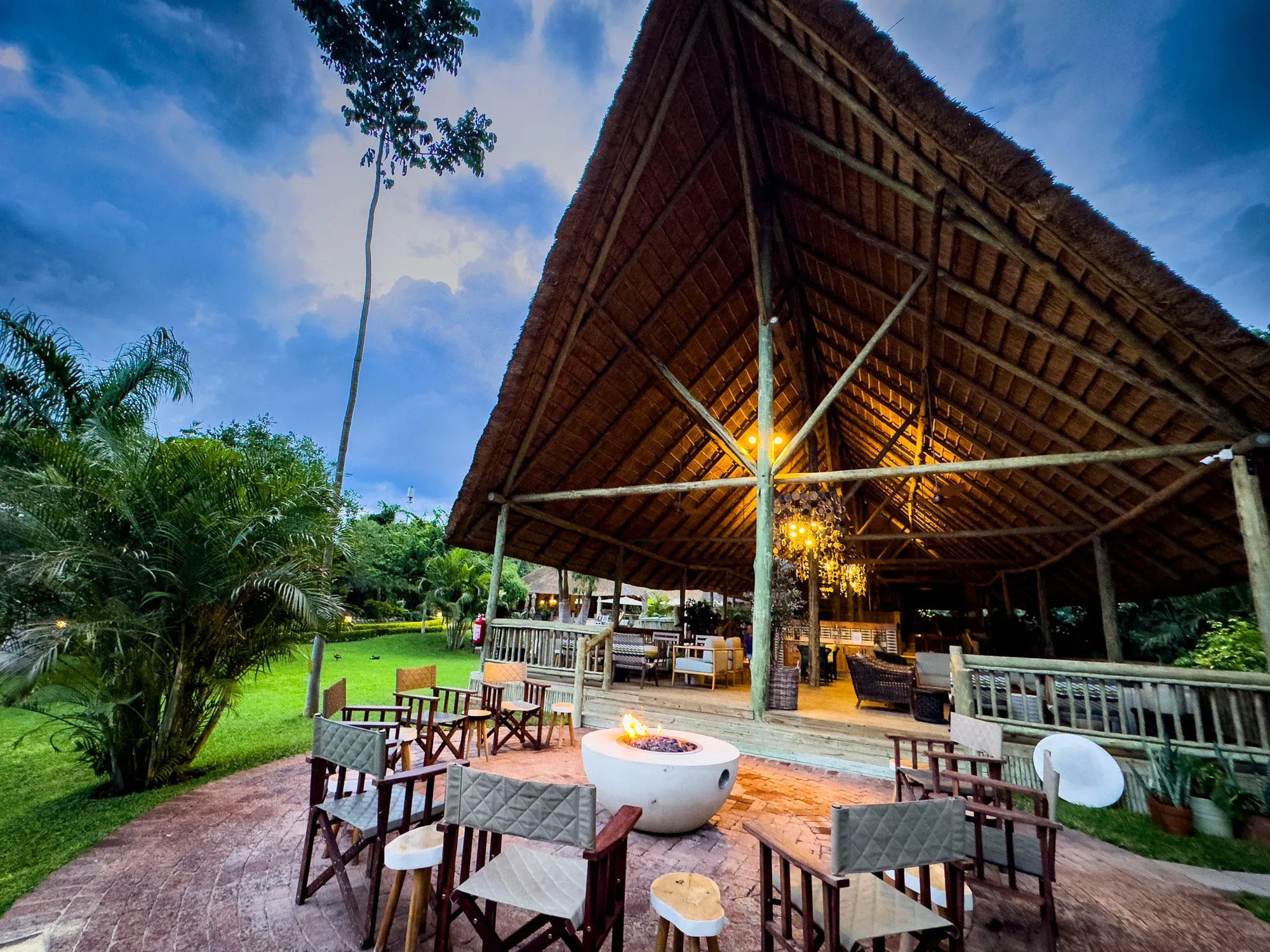 Explorers Village Communal Areas at Shearwater Explorers Village, Victoria Falls (Zimbabwe), Zimbabwe.
