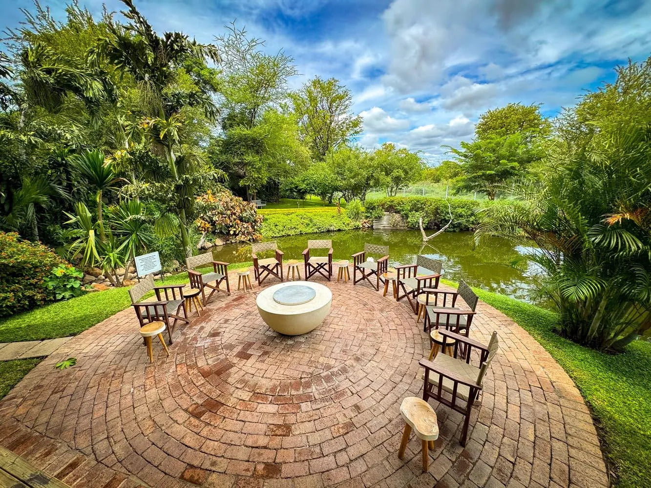 Explorers Village Communal Areas at Shearwater Explorers Village, Victoria Falls (Zimbabwe), Zimbabwe.