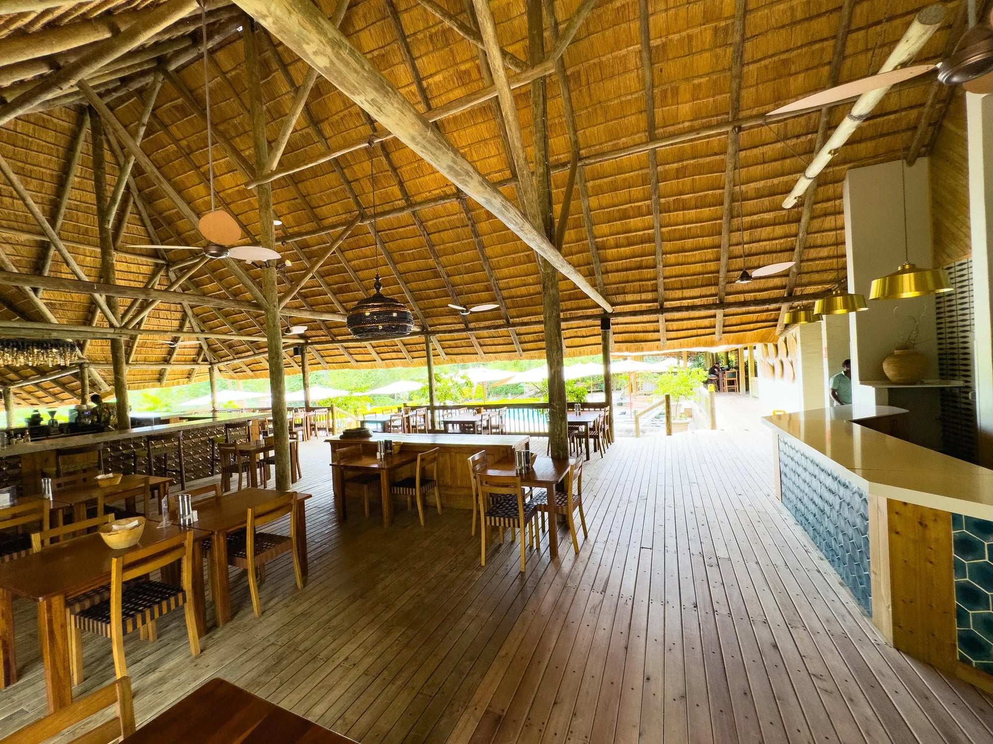 Explorers Village Communal Areas at Shearwater Explorers Village, Victoria Falls (Zimbabwe), Zimbabwe.