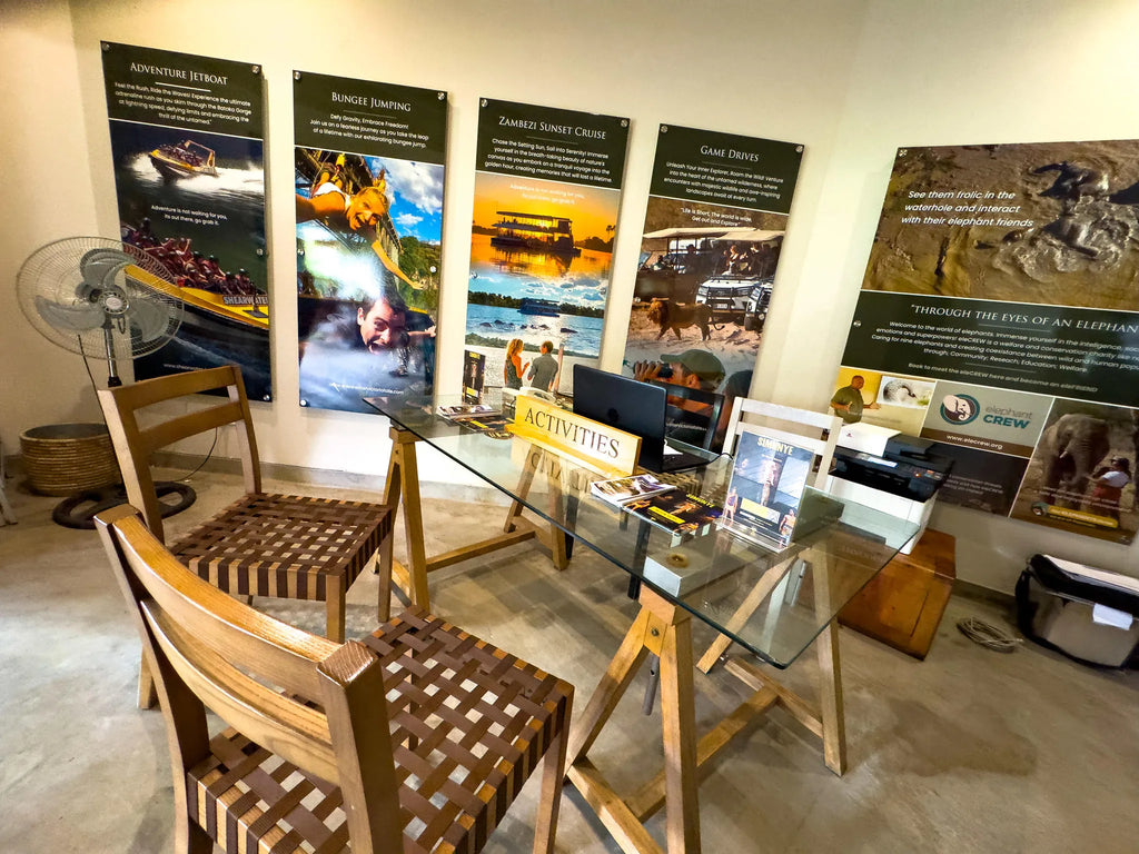 Explorers Village Communal Areas at Shearwater Explorers Village, Victoria Falls (Zimbabwe), Zimbabwe.