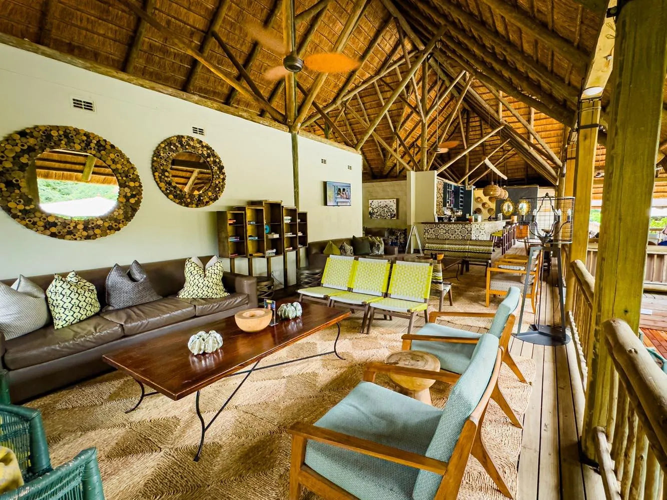 Explorers Village Communal Areas at Shearwater Explorers Village, Victoria Falls (Zimbabwe), Zimbabwe.