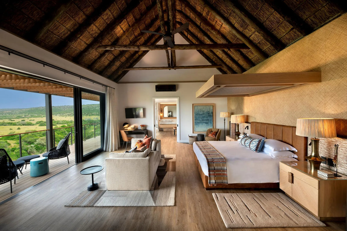 Sarili Suite at Sarili at Shamwari Private Game Reserve, Shamwari Private Game Reserve, South Africa.