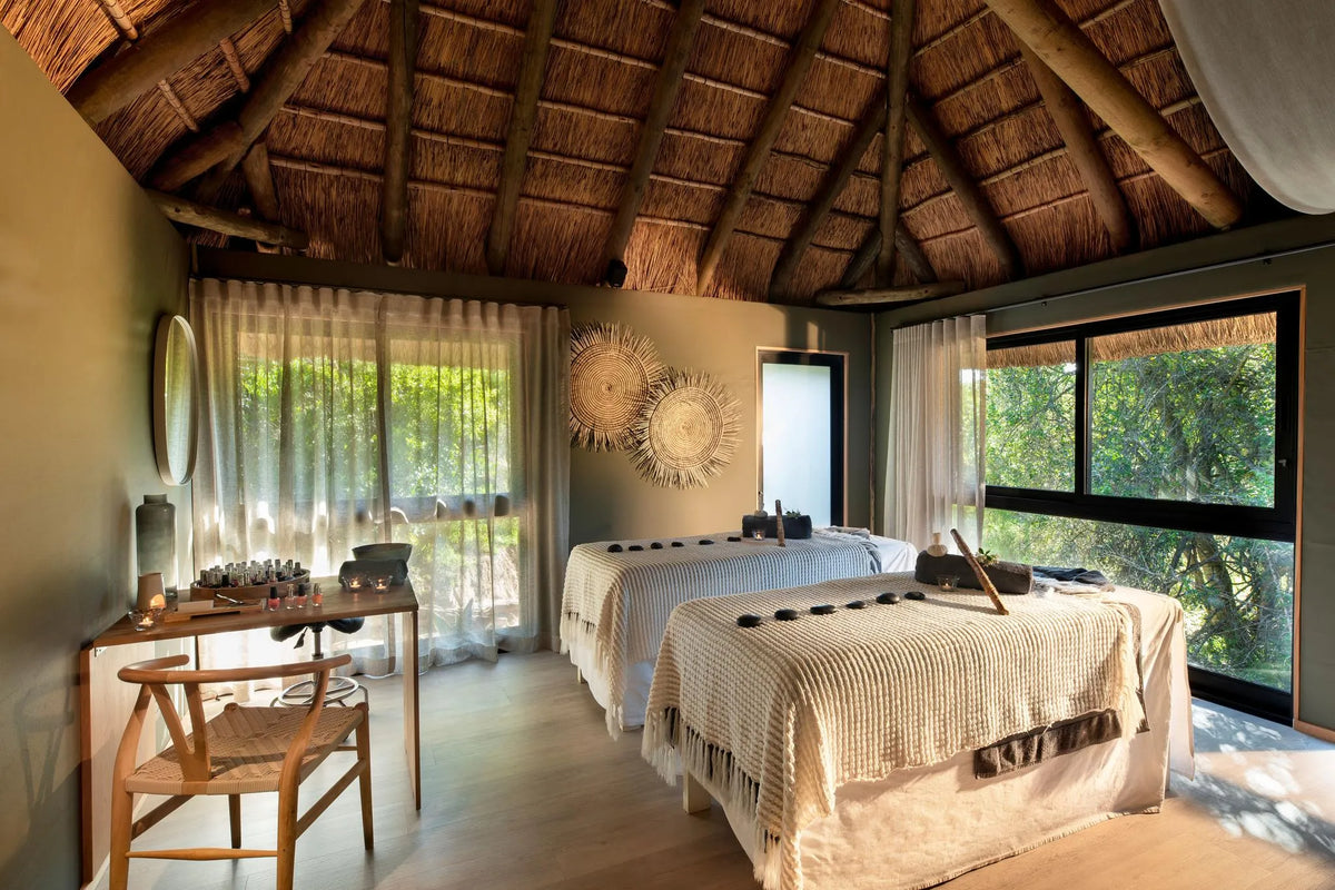 Bayethe Spa at Bayethe at Shamwari Private Game Reserve, Shamwari Private Game Reserve, South Africa.