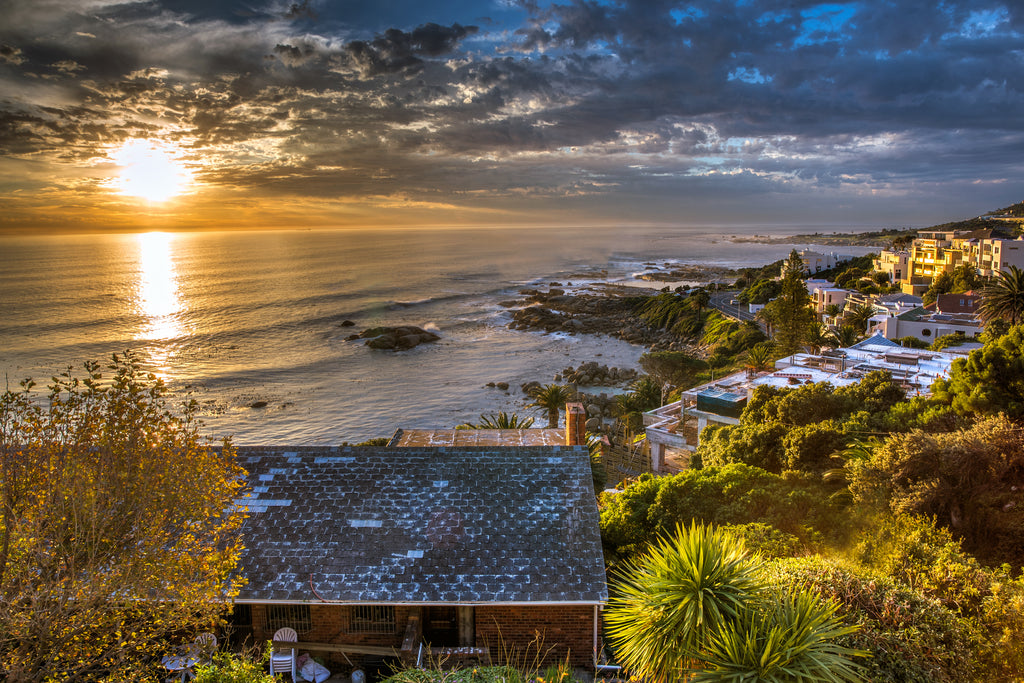 Sunset over the ocean