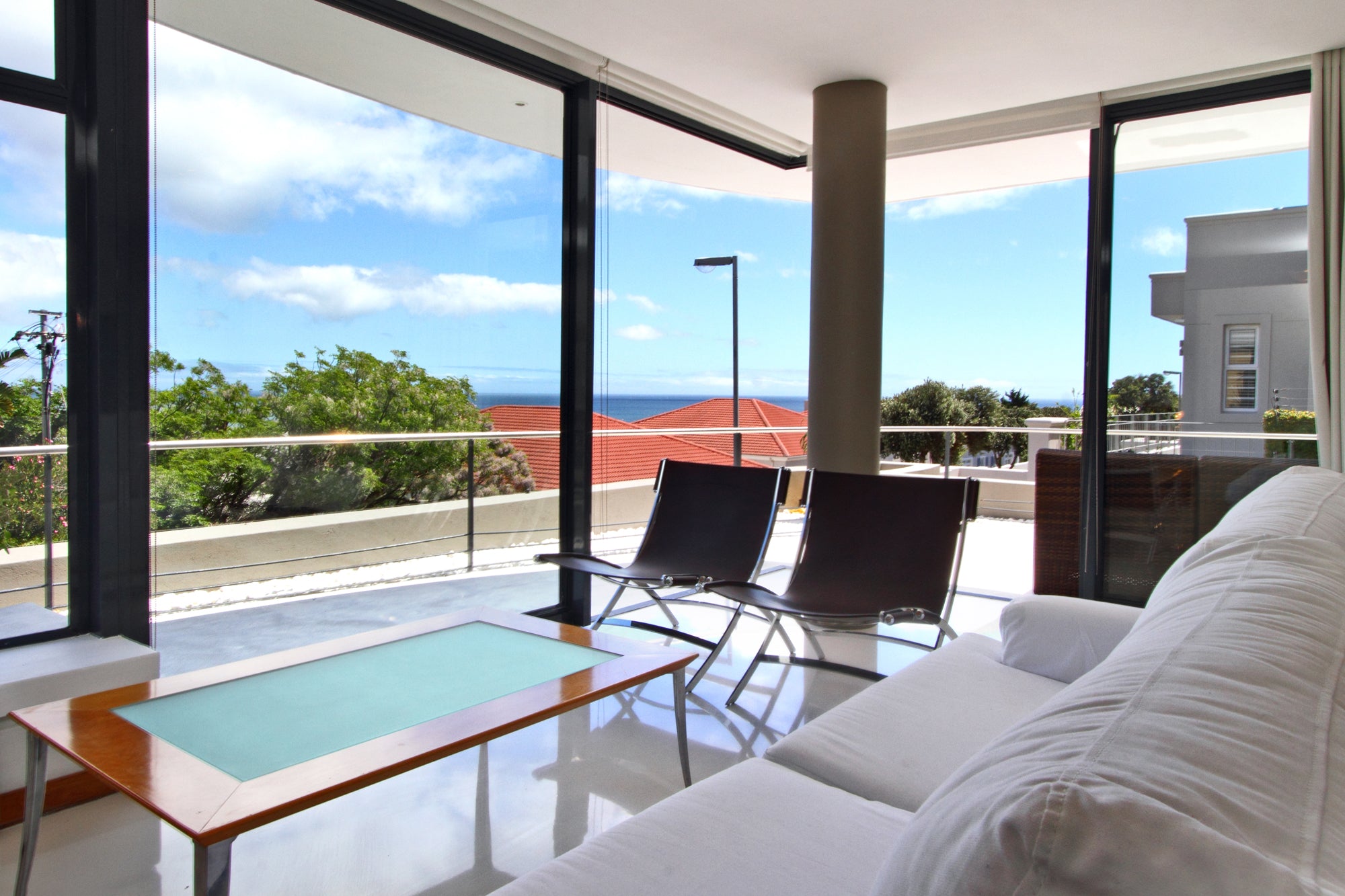 Living area leading onto balcony