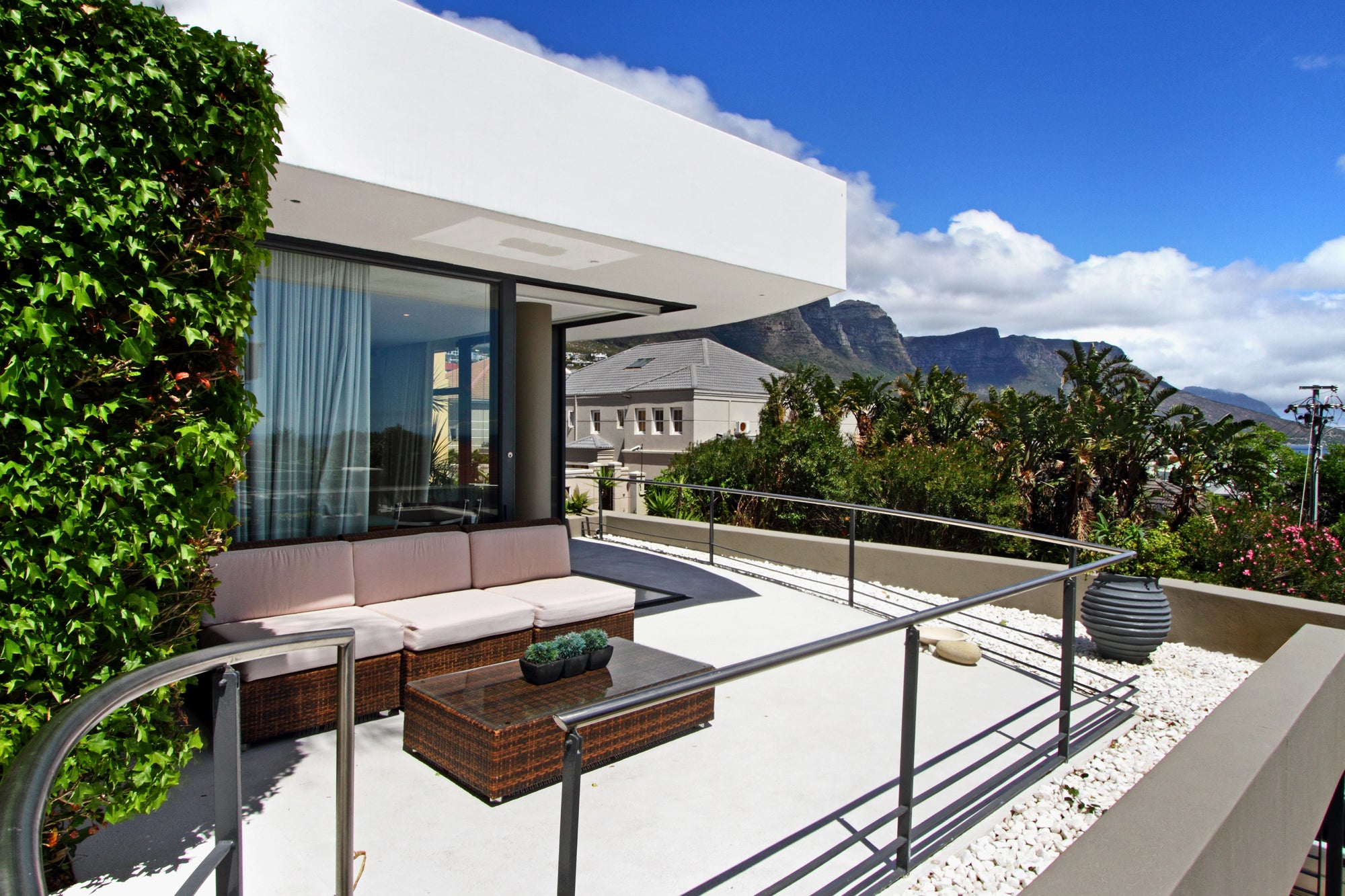 Spacious balcony