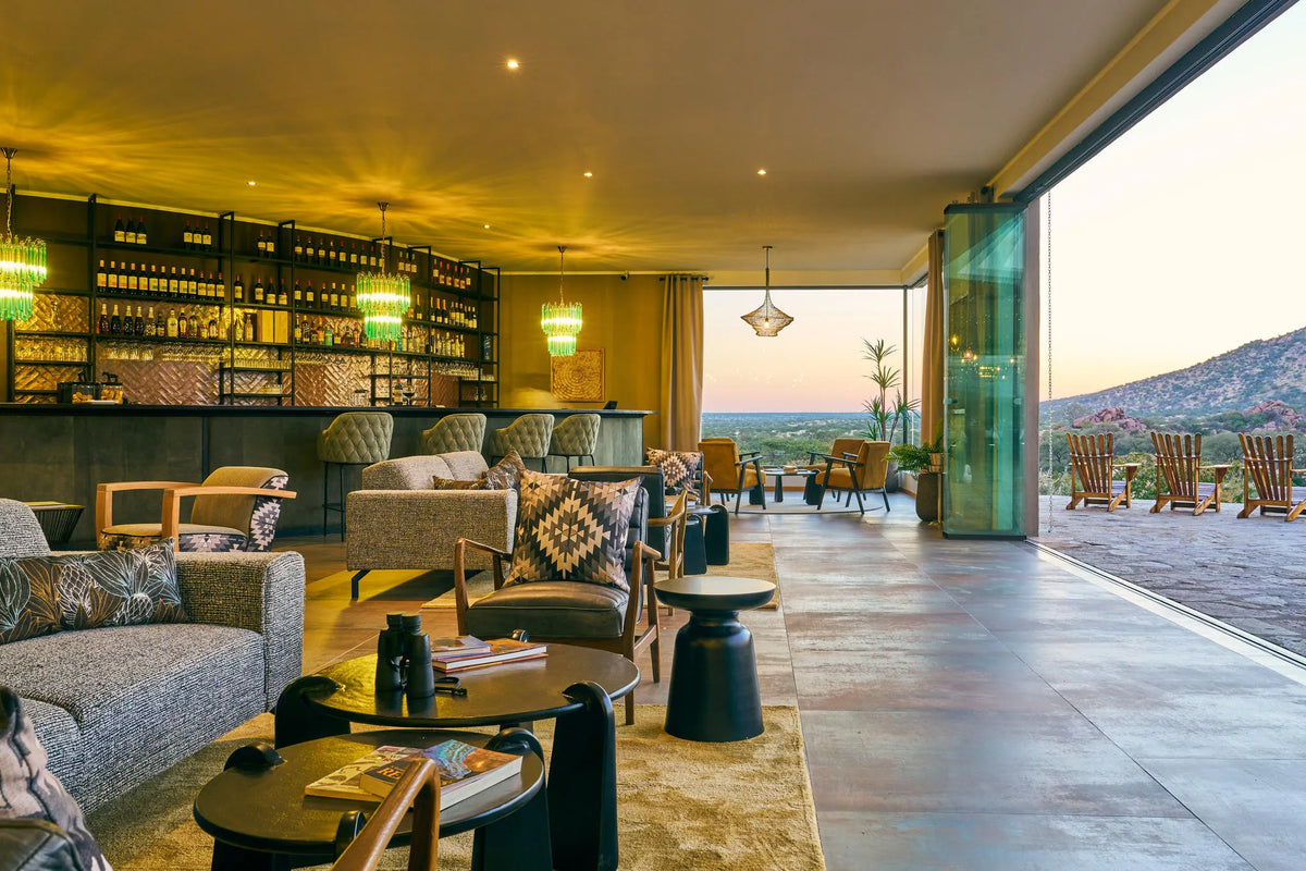 Lounge-and-Main-Bar-Hohenstein-Lodge at Hohenstein Lodge, Erongo Mountains, Namibia.