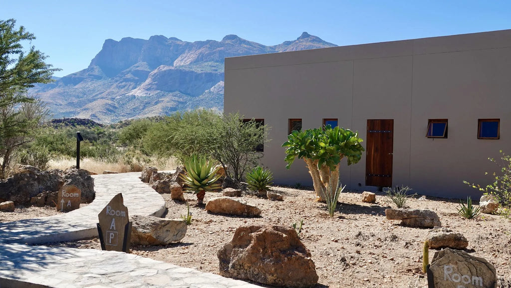 Hohenstein-Lodge-Setting at Hohenstein Lodge, Erongo Mountains, Namibia.