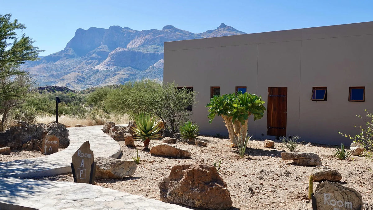 Hohenstein-Lodge-Setting at Hohenstein Lodge, Erongo Mountains, Namibia.
