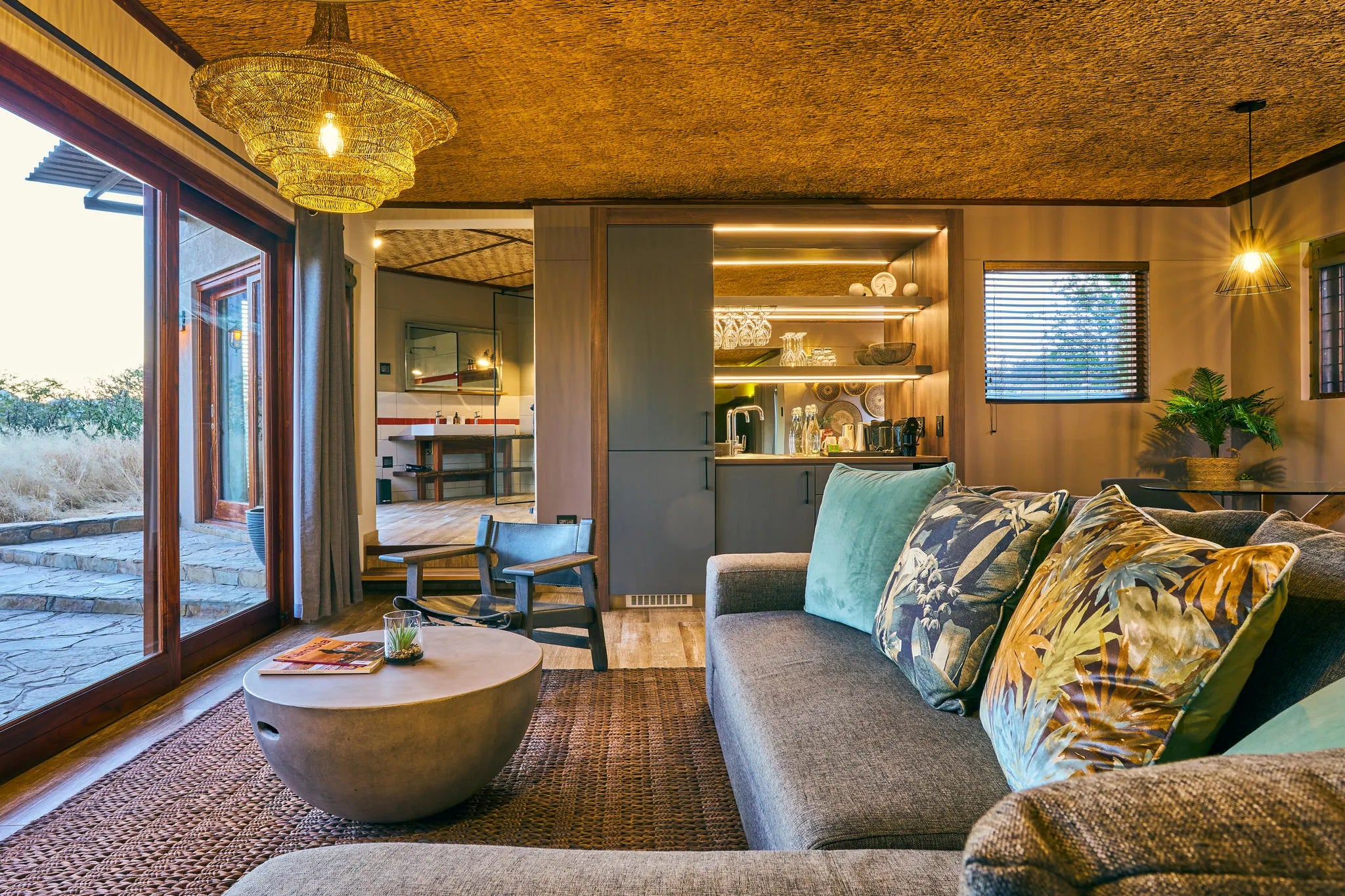 Chalet-Hohenstein-Lodge at Hohenstein Lodge, Erongo Mountains, Namibia.