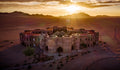 Sunset over the desert at le Mirage.