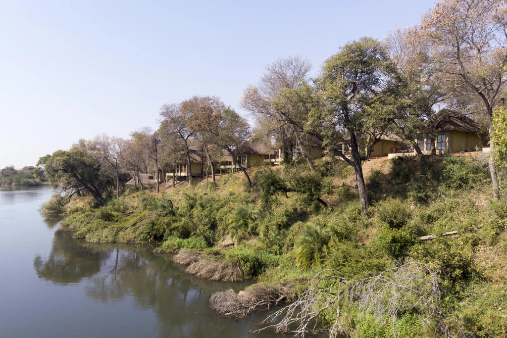 The River banks at Divava Okavango Resort & Spa, Divundu, Namibia.