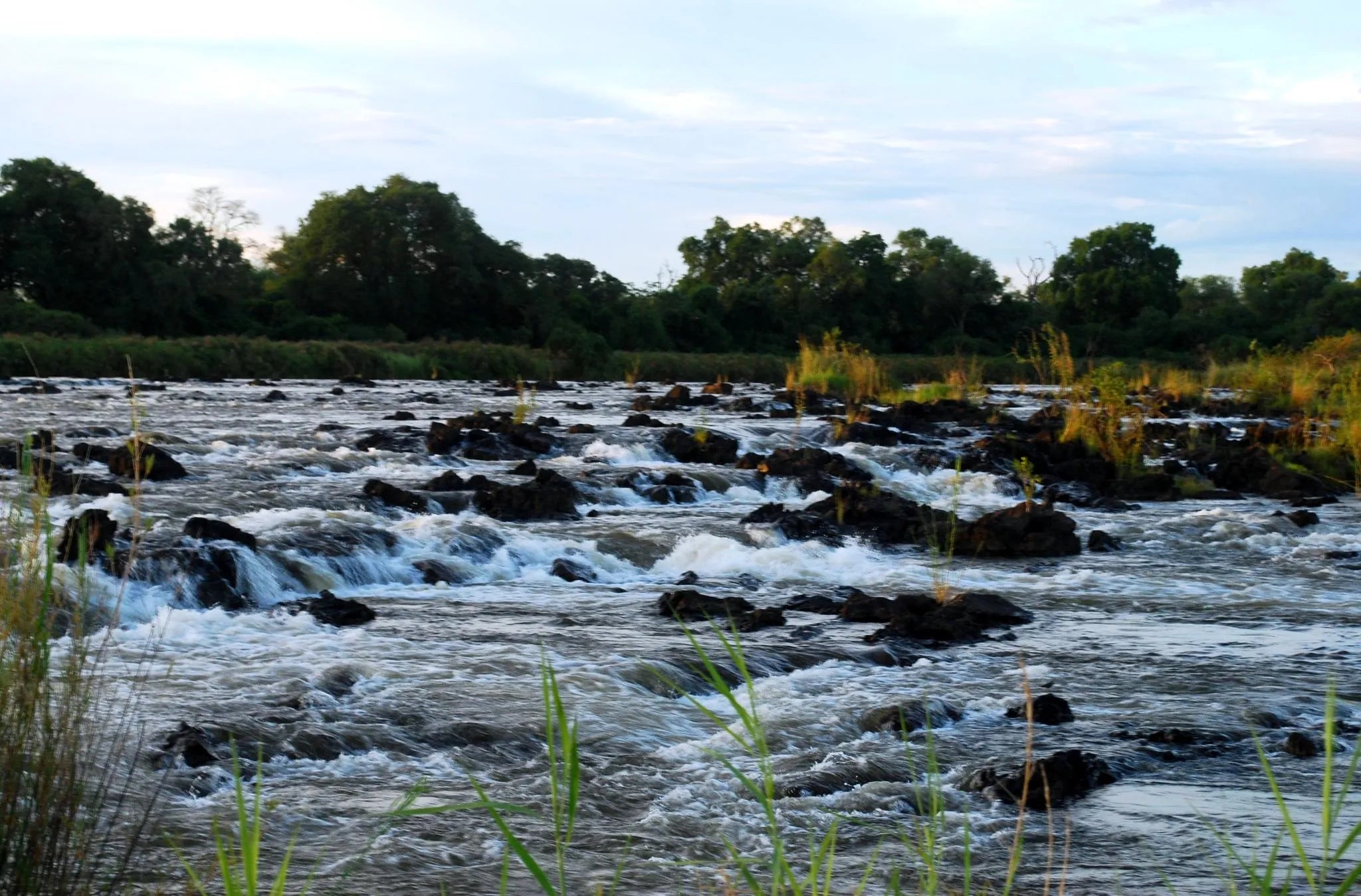 Popa Falls at Divava Okavango Resort & Spa, Divundu, Namibia.