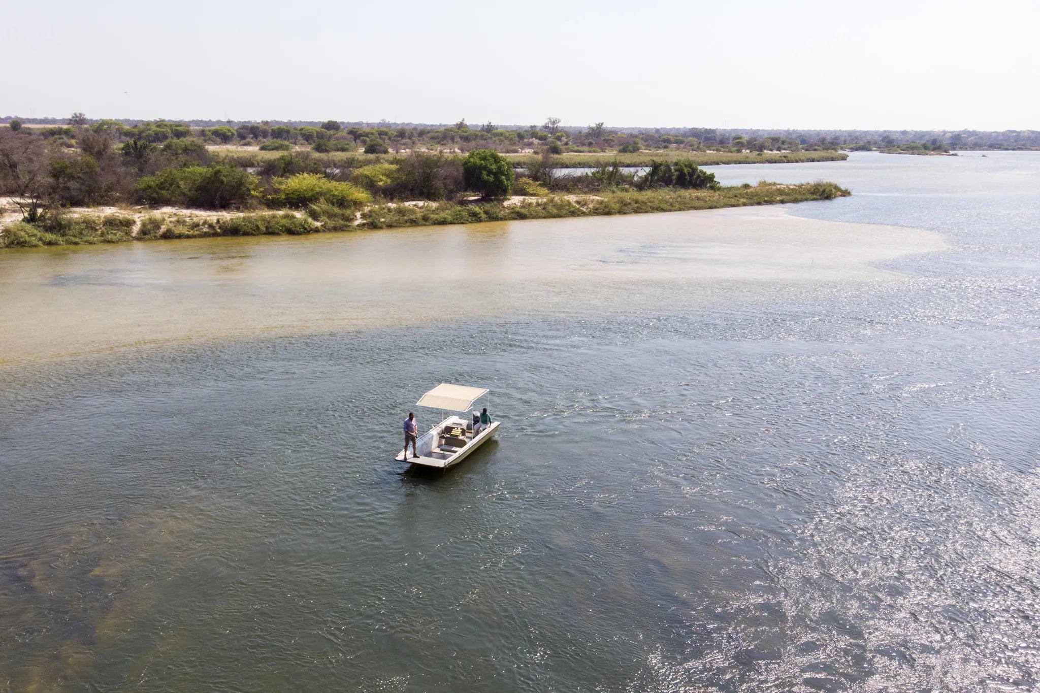 River cruise at Divava Okavango Resort & Spa, Divundu, Namibia.