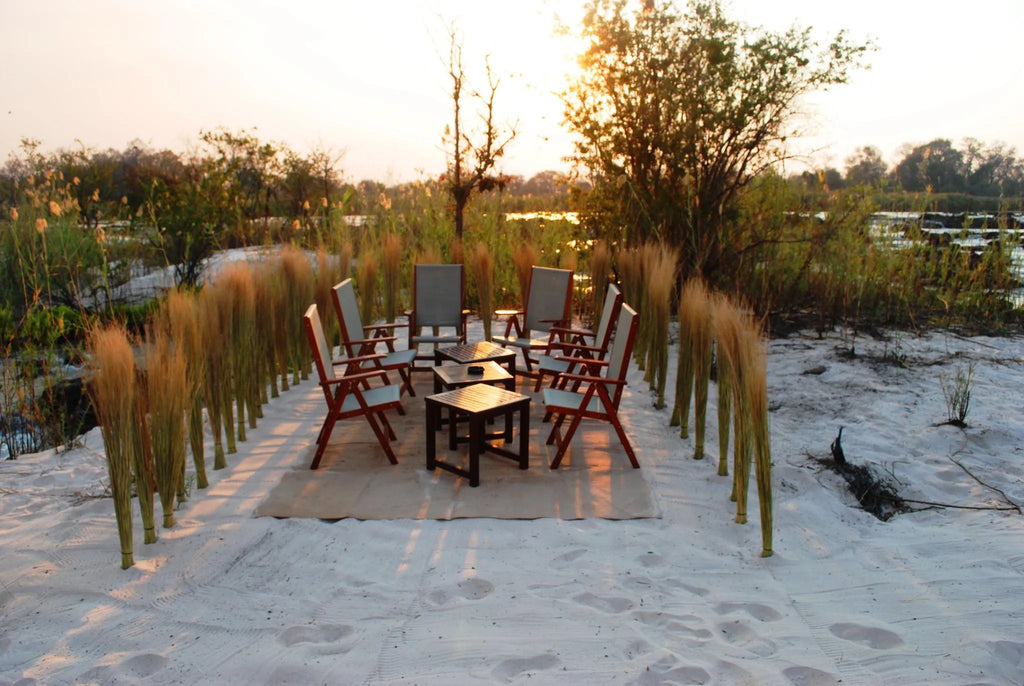 Exclusive Private Dinning at Divava Okavango Resort & Spa, Divundu, Namibia.