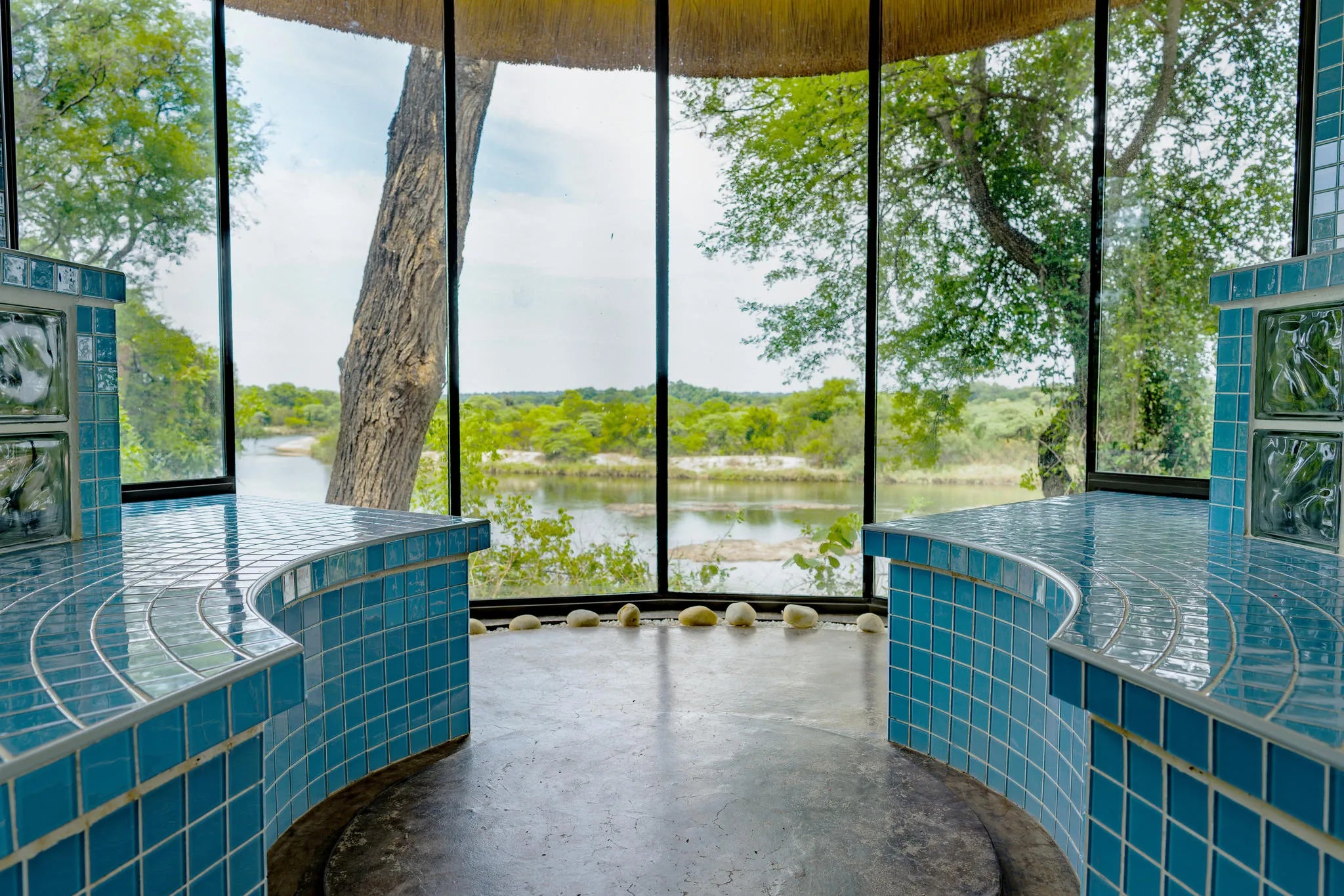 Steam room at Divava Okavango Resort & Spa, Divundu, Namibia.