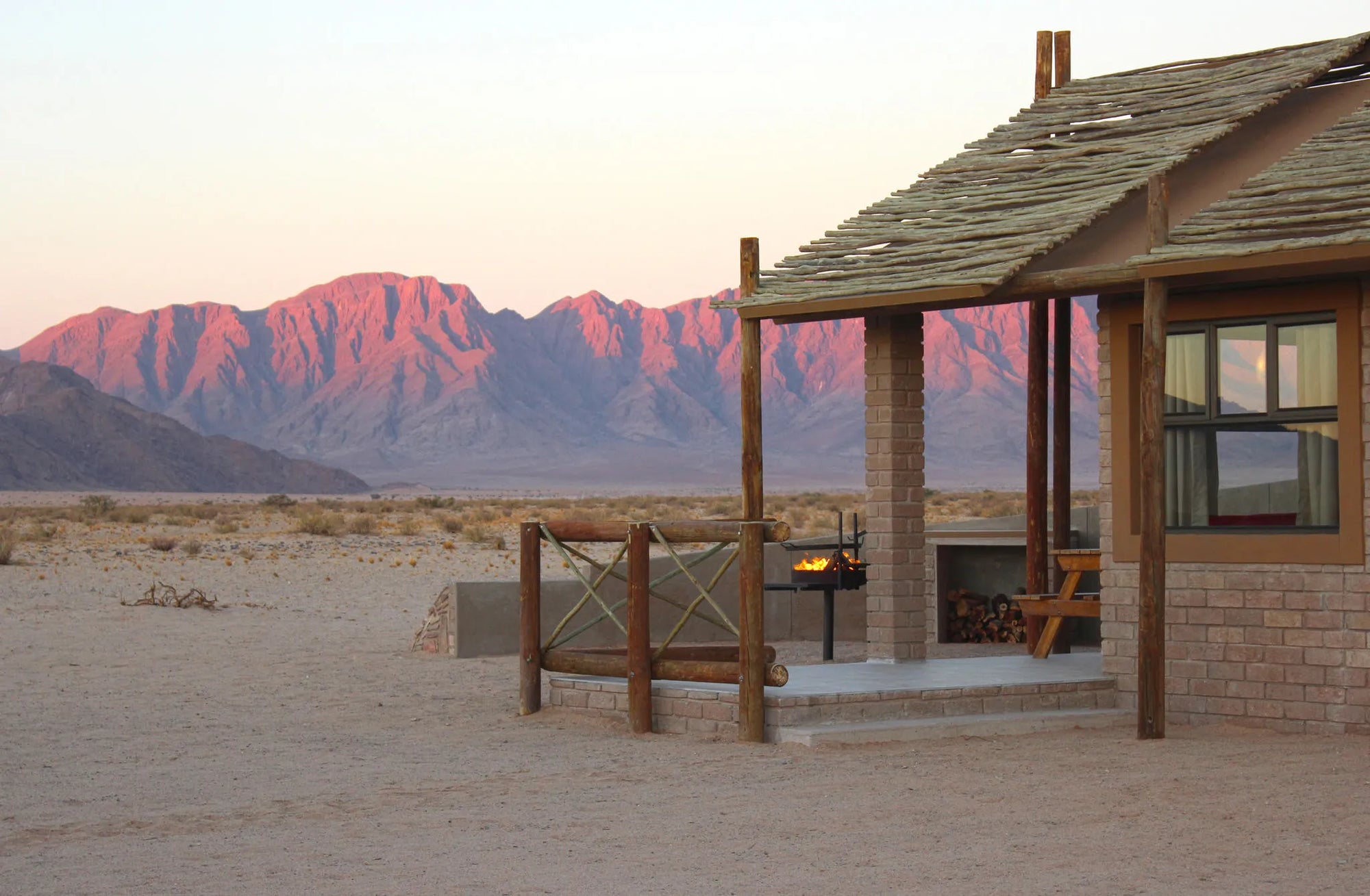 Desert Camp Views at Desert Camp, Sesriem, Namibia.