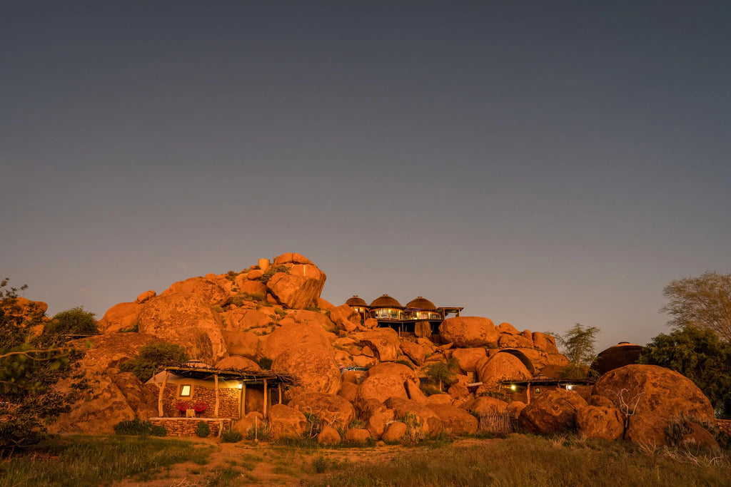 Chiwani Safari Camps' Camp Kipwe at Camp Kipwe, Twyfelfontein, Namibia.