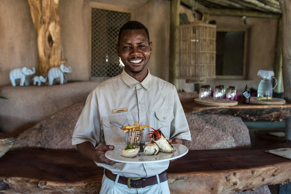 Friendly faces at Camp Kipwe at Camp Kipwe, Twyfelfontein, Namibia.