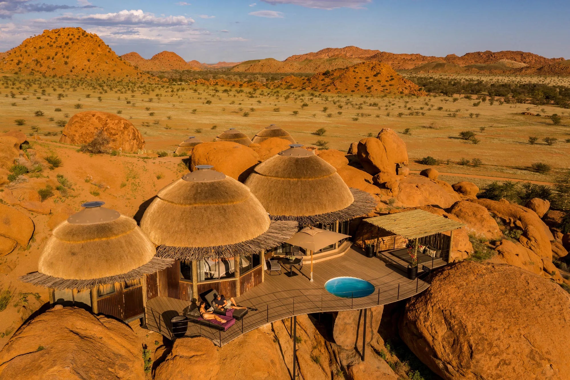 Camp Kipwe's Luxury Suite at Camp Kipwe, Twyfelfontein, Namibia.