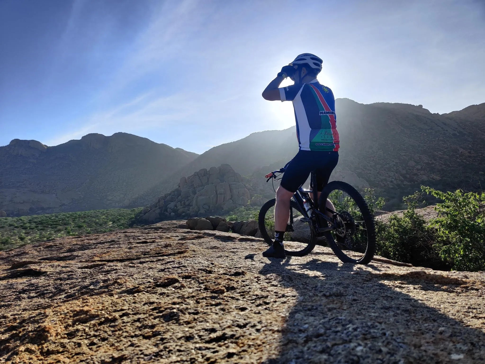 Cycling at Ai Aiba (Bring your mountain bike) at Ai Aiba Rock Painting Lodge, Erongo Mountains, Namibia.