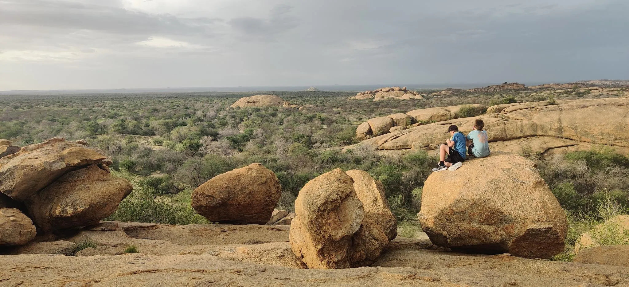 Unbeatable views at Ai Aiba at Ai Aiba Rock Painting Lodge, Erongo Mountains, Namibia.