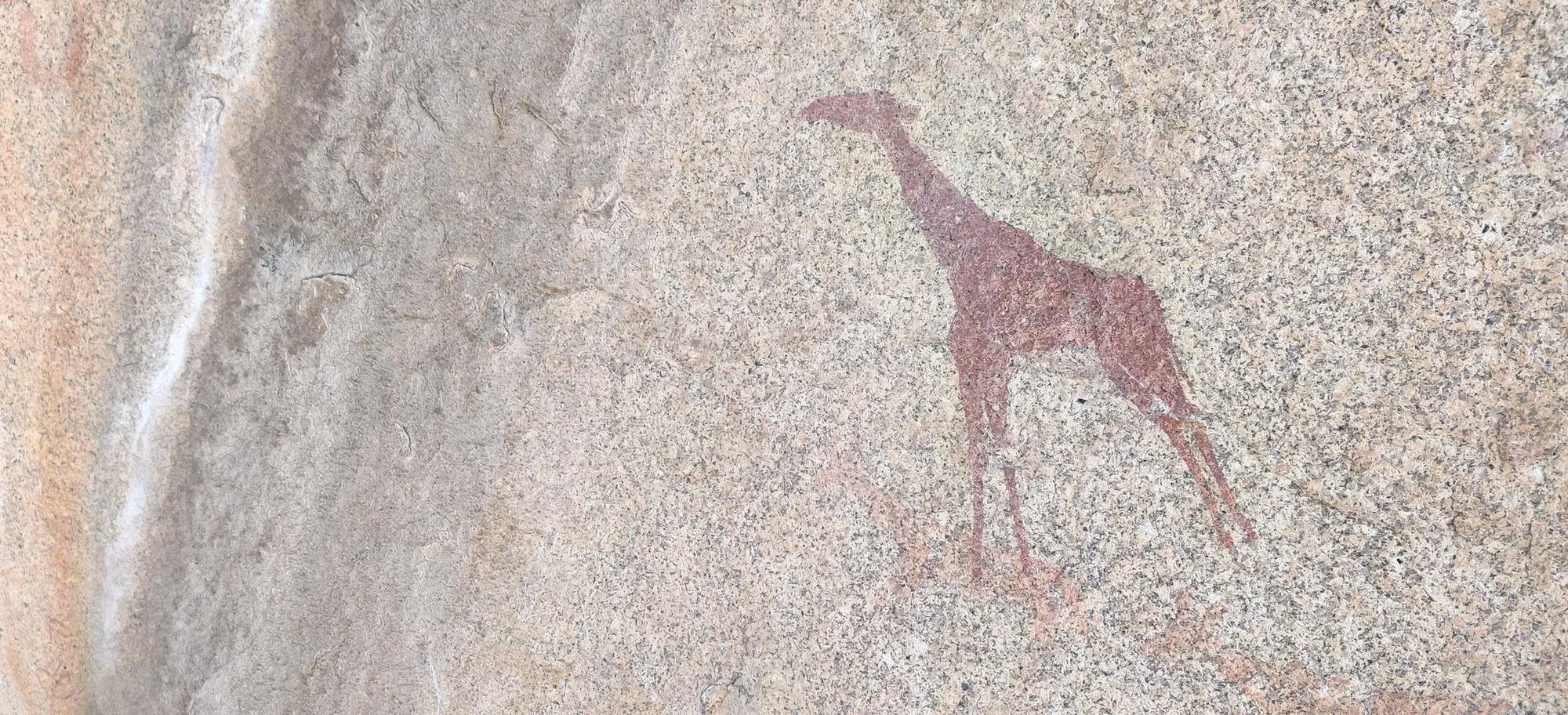 Rock art at Ai Aiba at Ai Aiba Rock Painting Lodge, Erongo Mountains, Namibia.