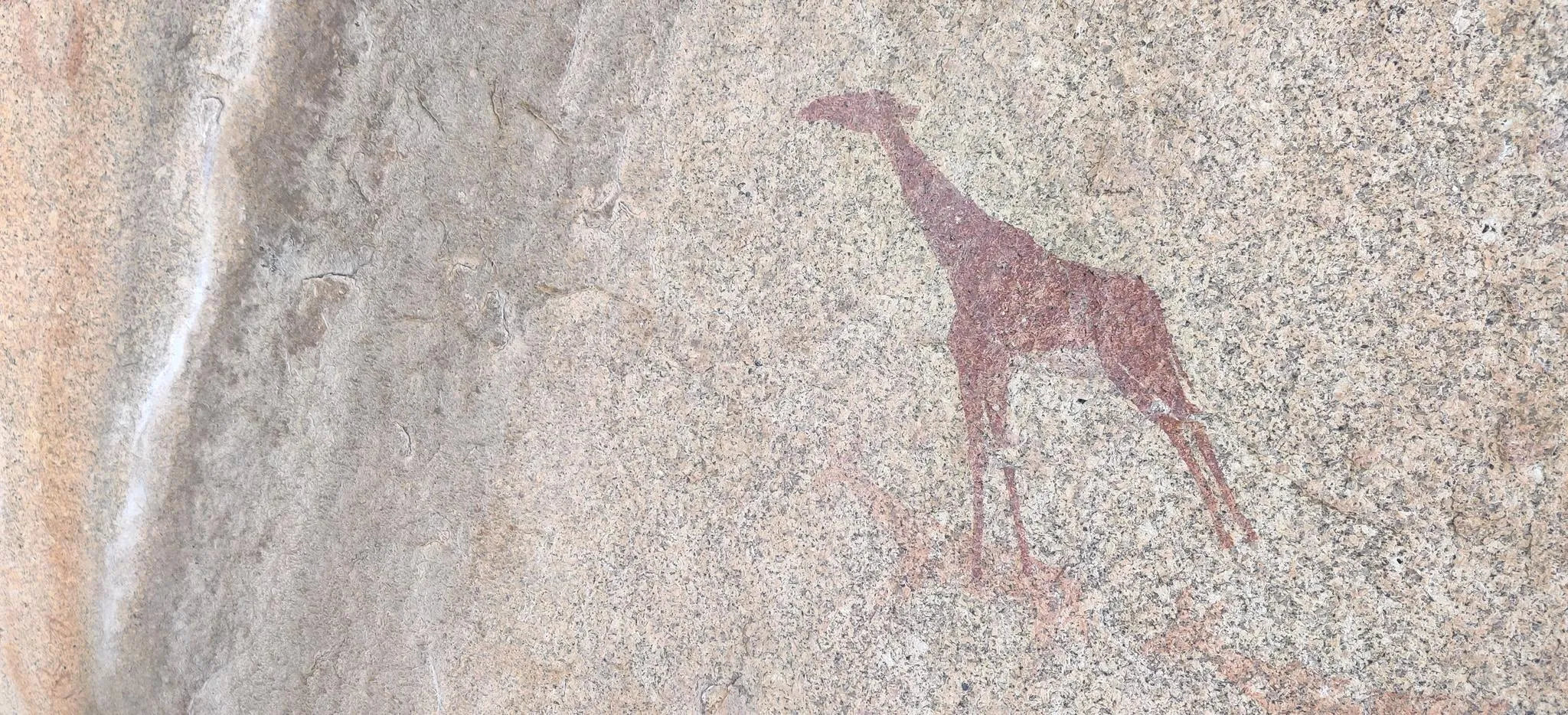Rock art at Ai Aiba at Ai Aiba Rock Painting Lodge, Erongo Mountains, Namibia.