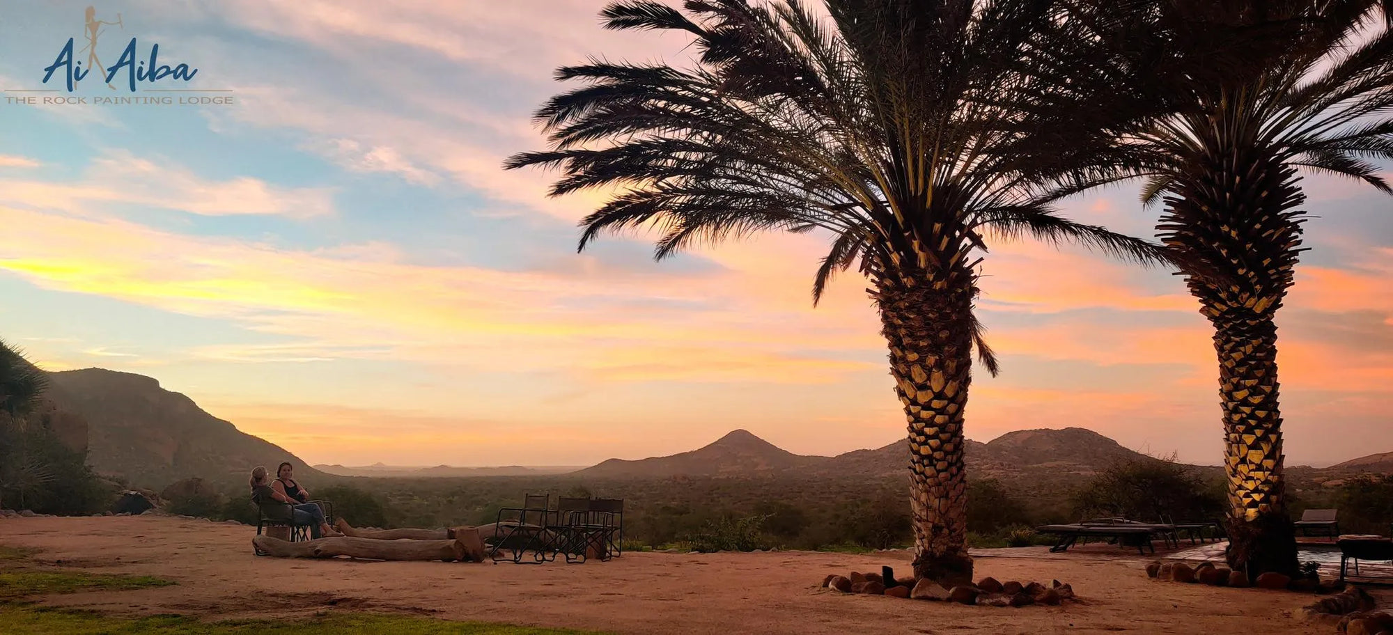 Sun set heaven at Ai Aiba Rock Painting Lodge, Erongo Mountains, Namibia.