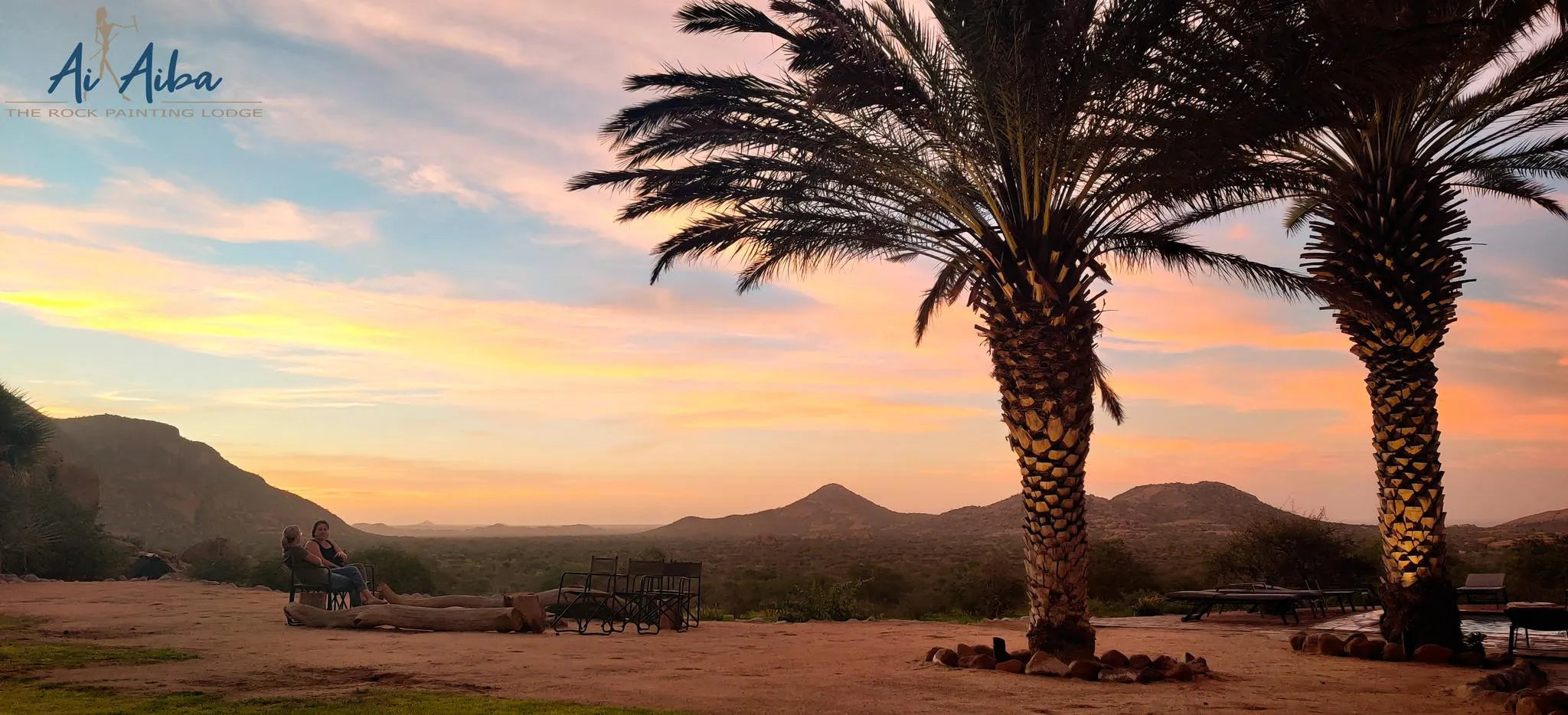 Sun set heaven at Ai Aiba Rock Painting Lodge, Erongo Mountains, Namibia.