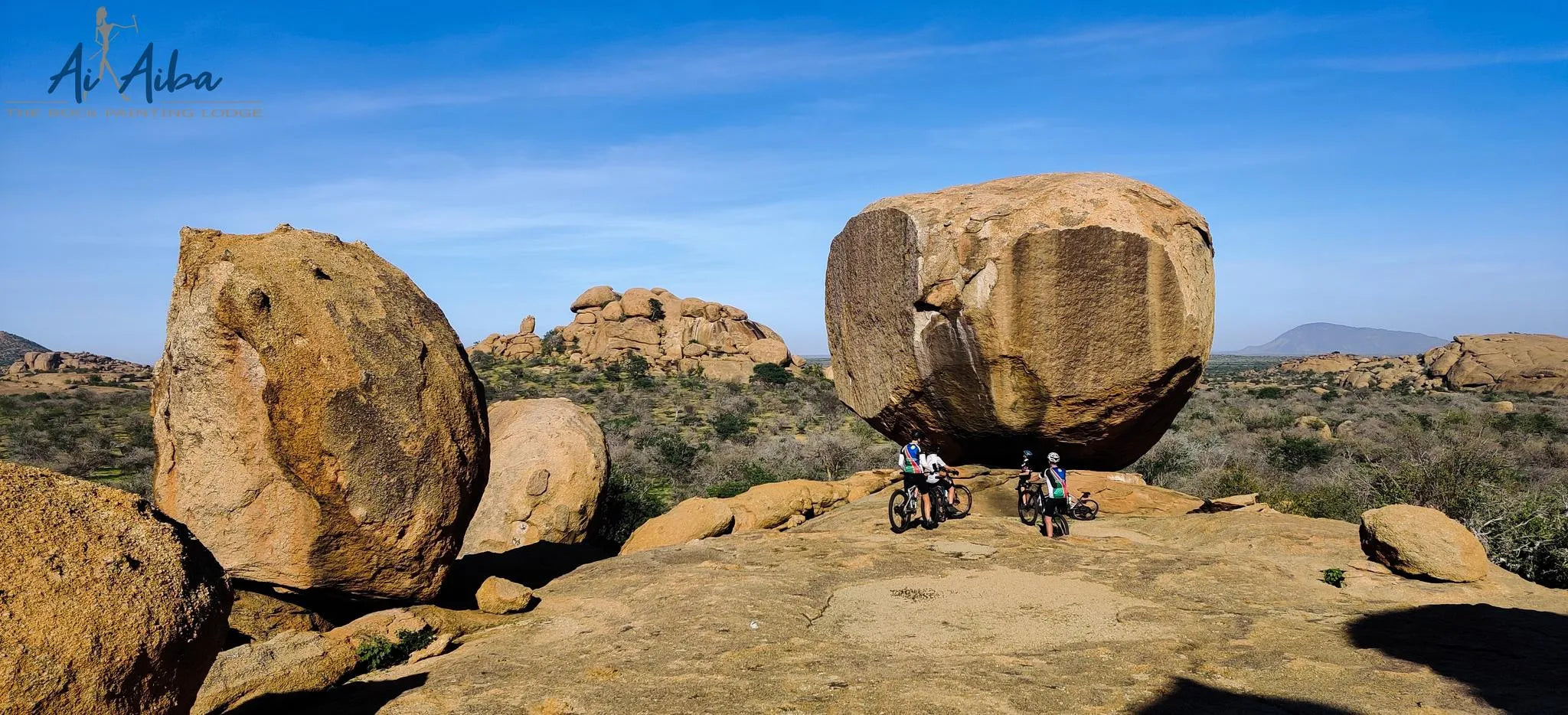 Cycling at Ai Aiba (Bring your mountain bike) at Ai Aiba Rock Painting Lodge, Erongo Mountains, Namibia.