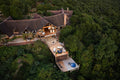 Aerial view of Cottar's Bush Villa