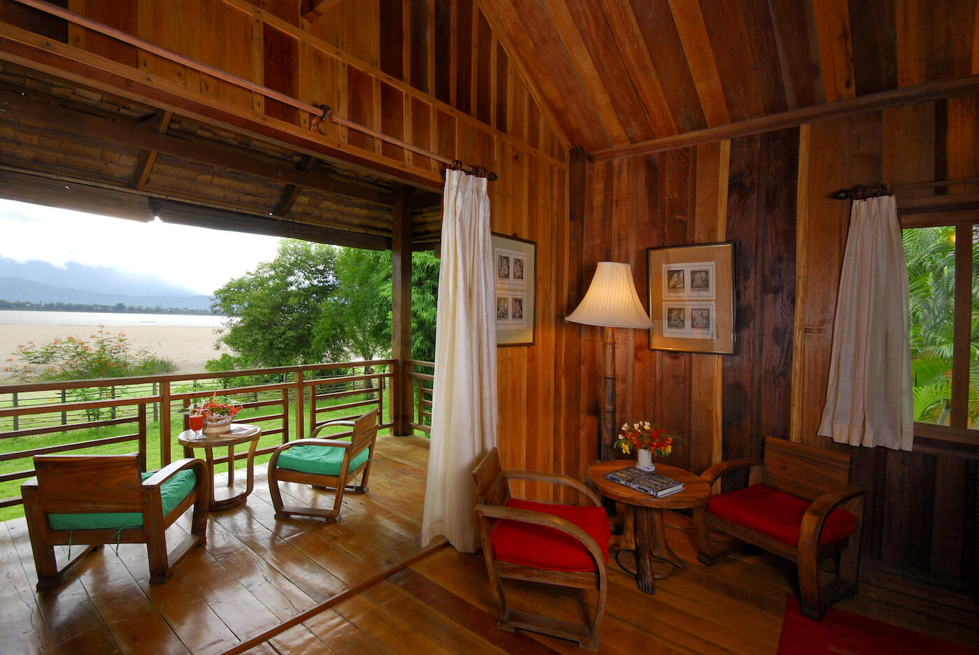 Mekong-view bungalow