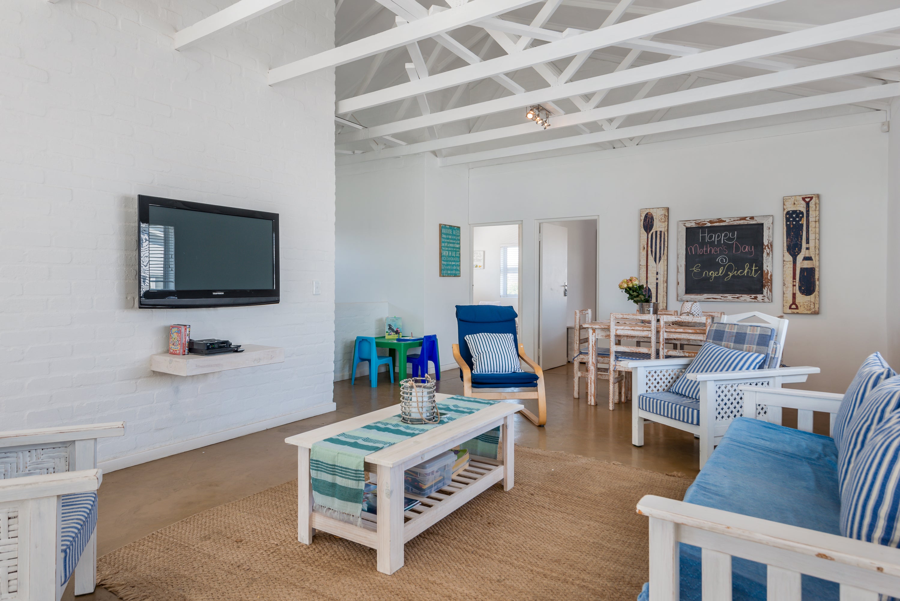 Open plan living area