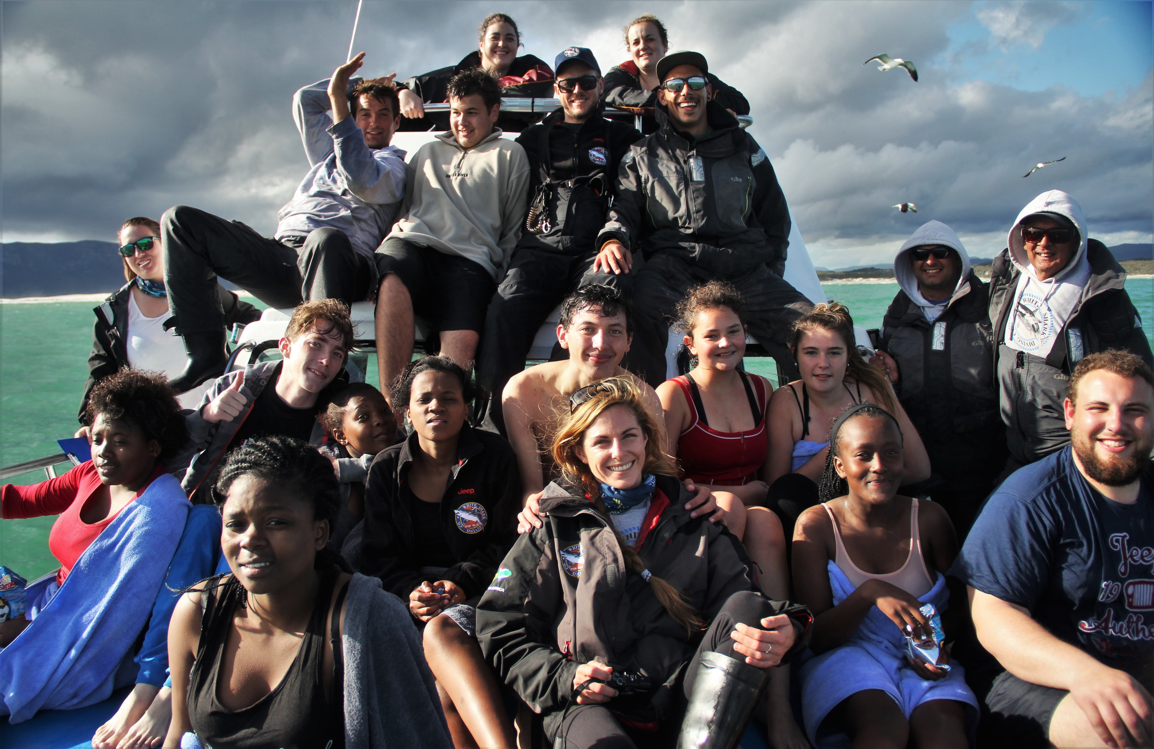 We run educational trips for local learners to promote awareness of Great White Sharks