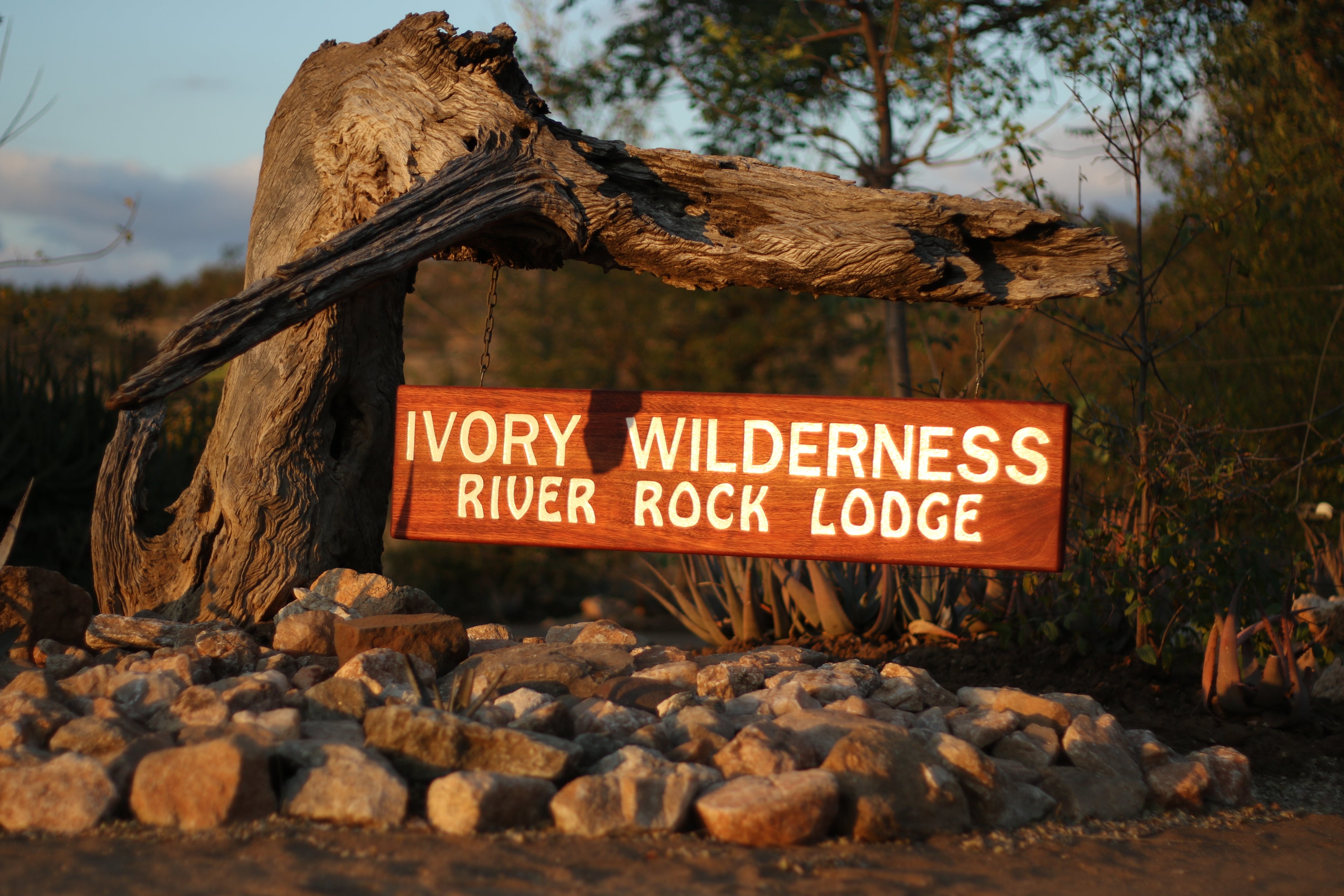Lodge entrance.