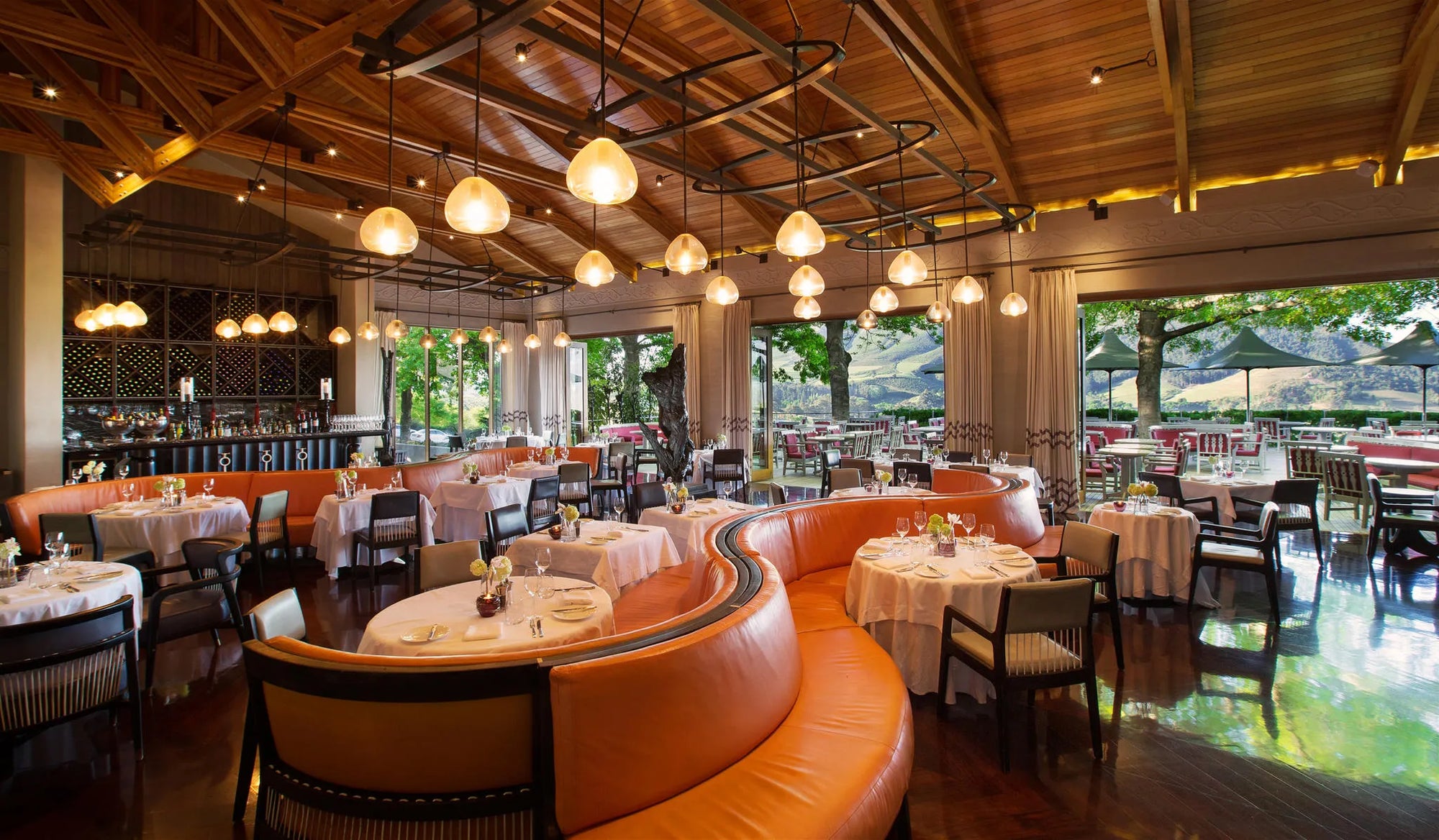 Delaire Graff Restaurant at Delaire Graff Restaurant, Stellenbosch, South Africa.