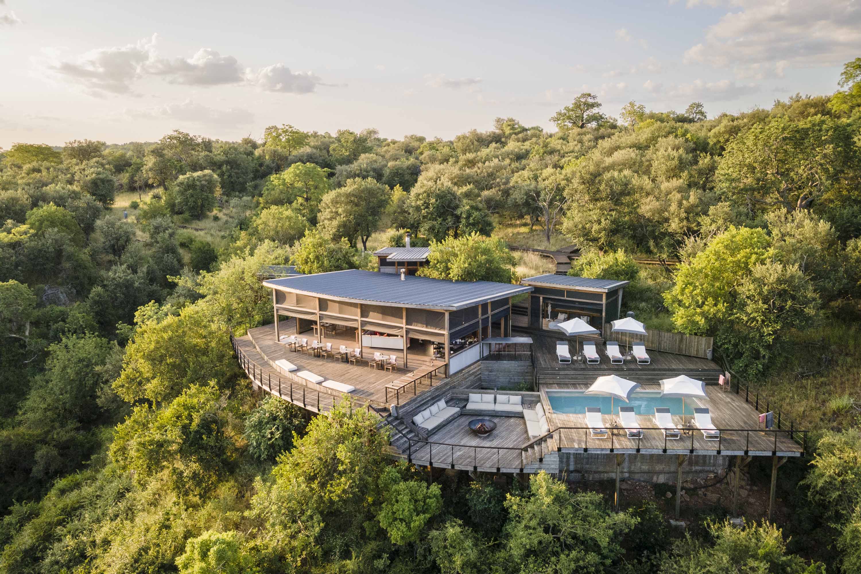Pel's Post Main Lodge Aerial View