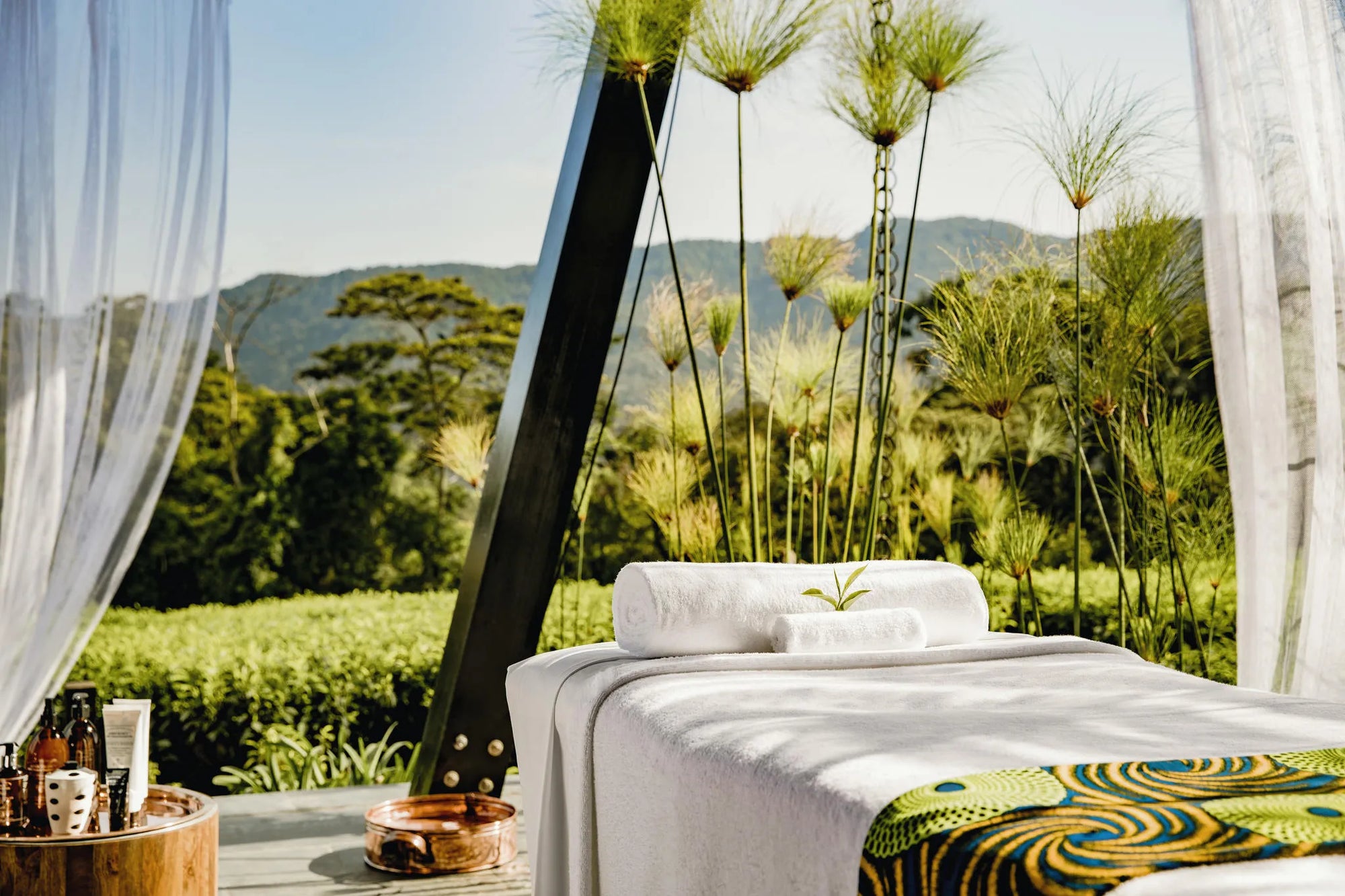JUNGLE SPA at One & Only Nyungwe House, Nyungwe Forest National Park, Rwanda.