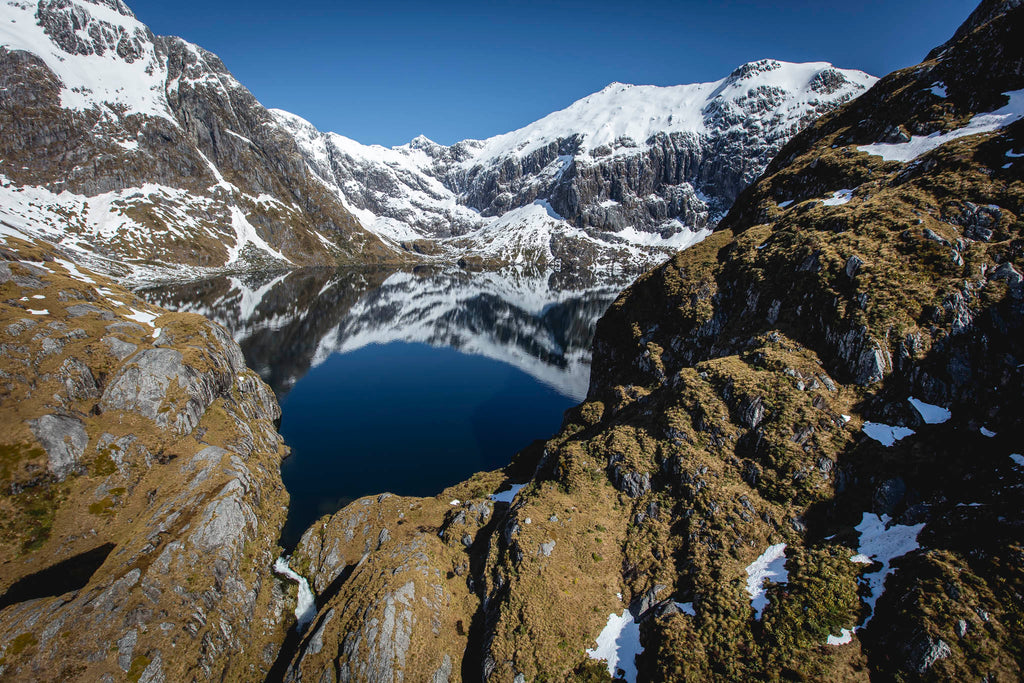 High alpine lakes in Fiordland National Park