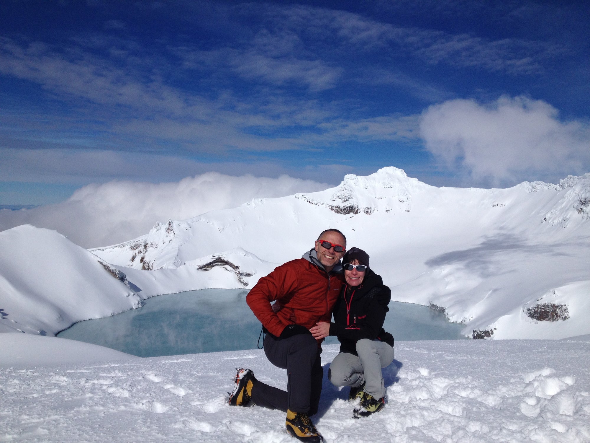 Mt Ruepehu Crater Lake