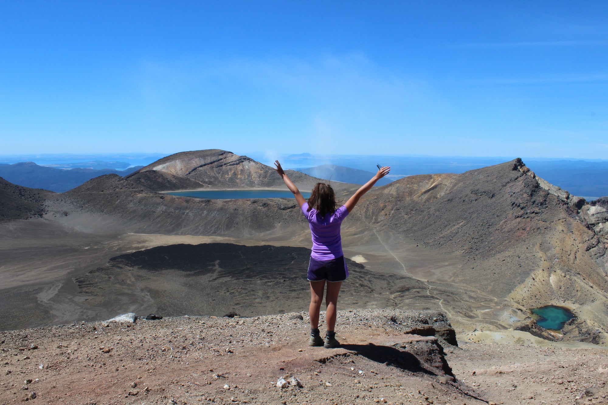 Tongariro Crossing in summer