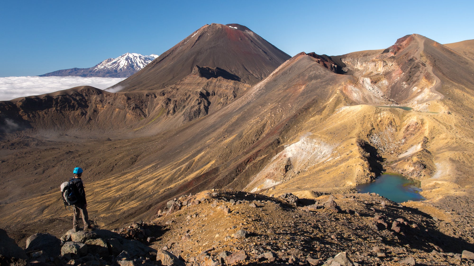 Tongariro Crossing in summer