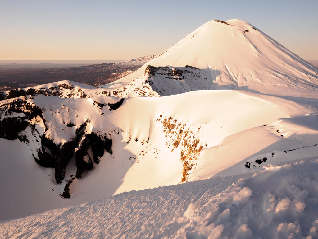 Tongariro Crossing in winter