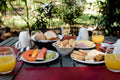 Breakfast at Mercure Iguazu Hotel Iru, Puerto Iguazu, Argentina.