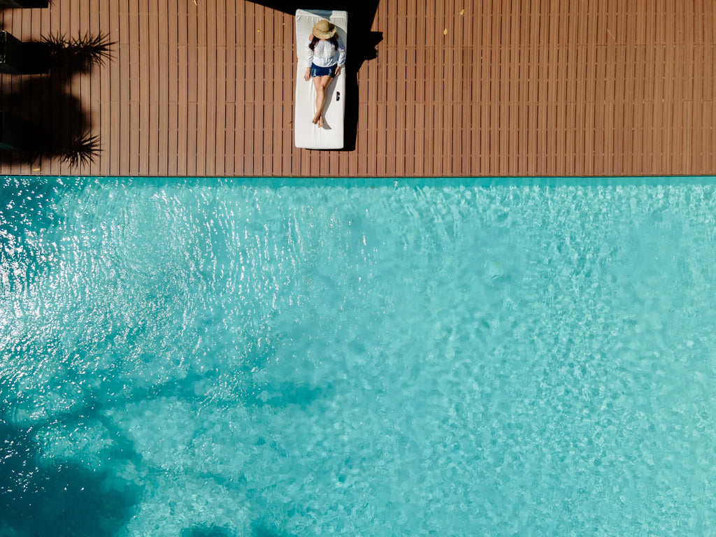Pool at Mercure Iguazu Hotel Iru, Puerto Iguazu, Argentina.