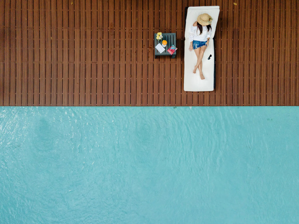 Pool at Mercure Iguazu Hotel Iru, Puerto Iguazu, Argentina.