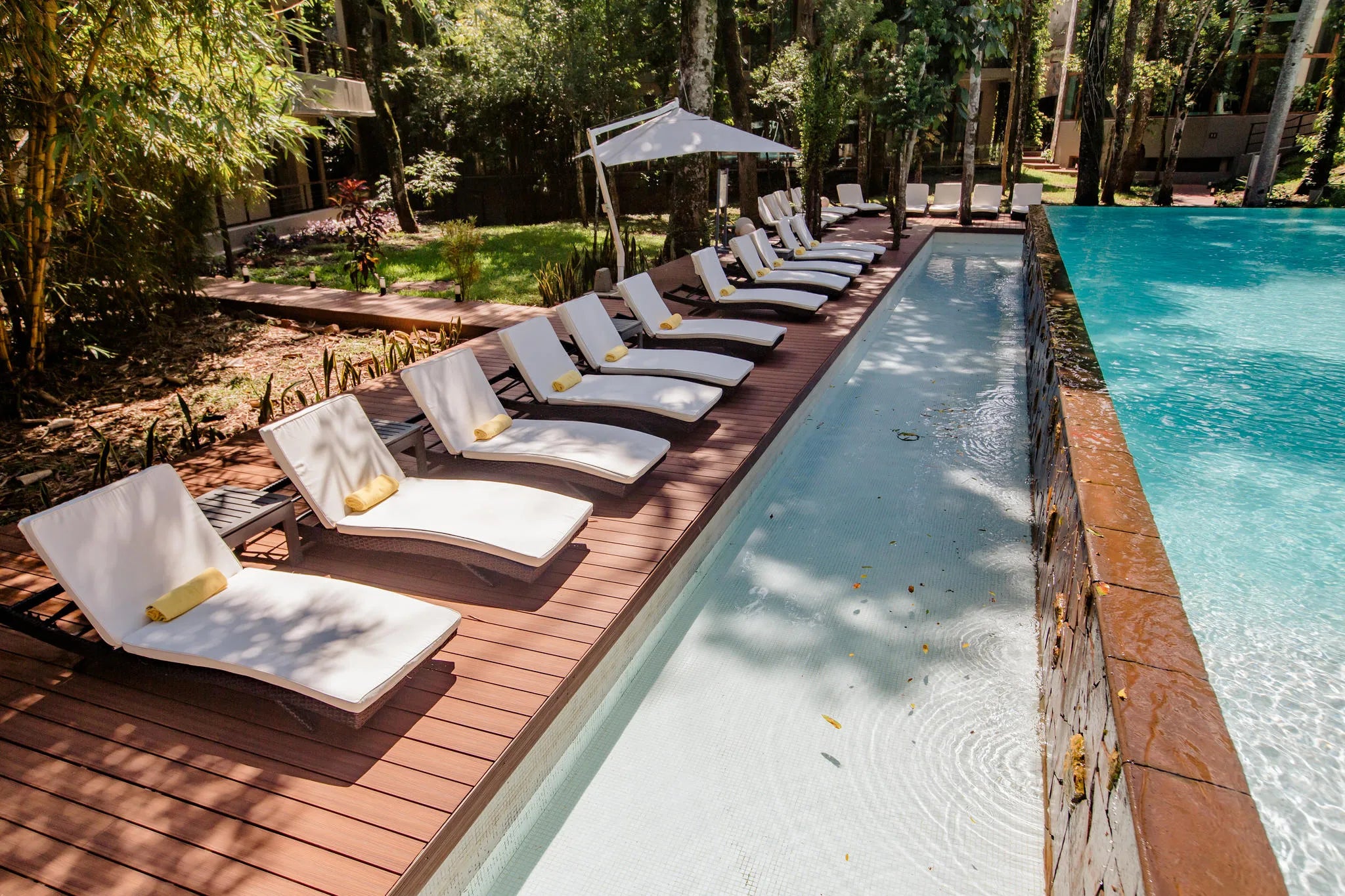Pool at Mercure Iguazu Hotel Iru, Puerto Iguazu, Argentina.